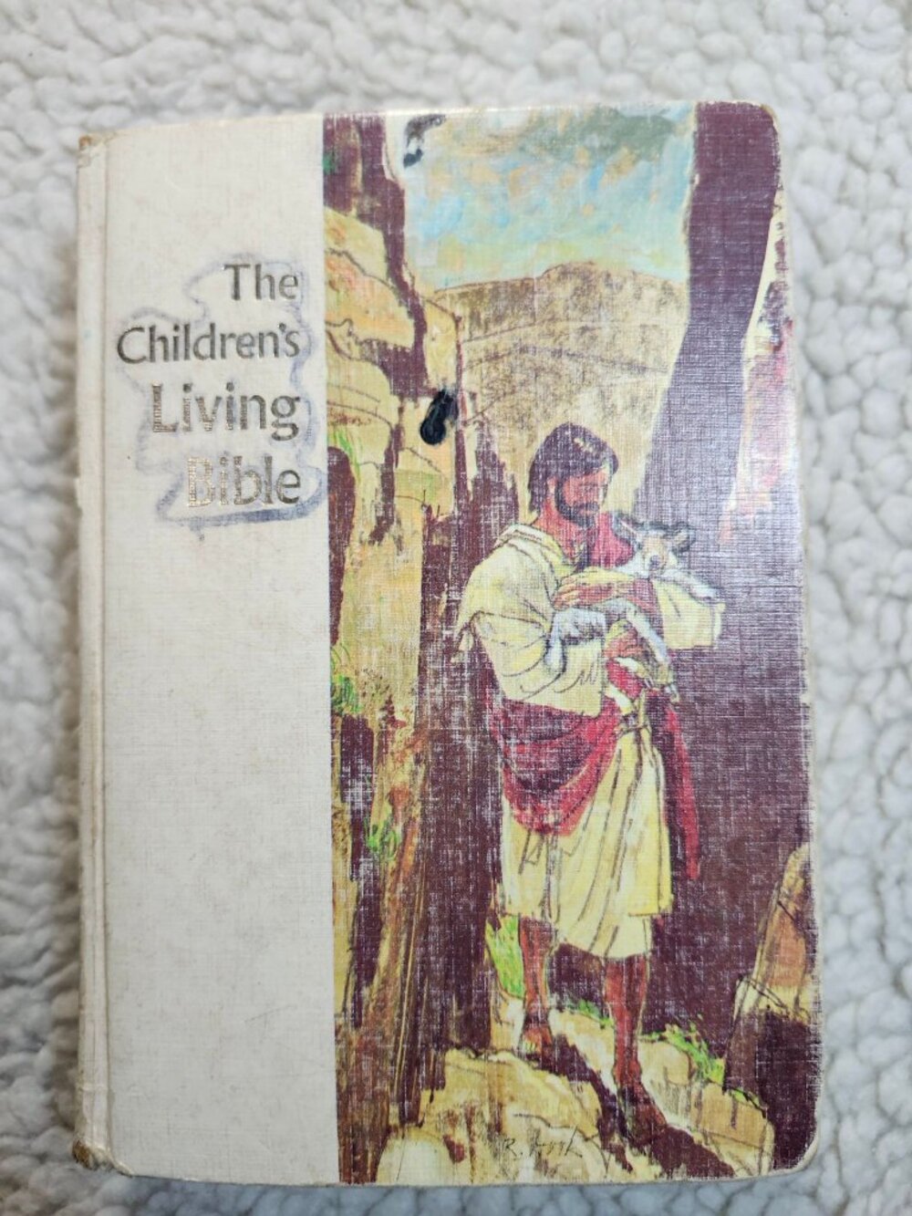 Tyndale The Children's Living Bible Paraphrased 1972 Illustrated Hook Hardcover
